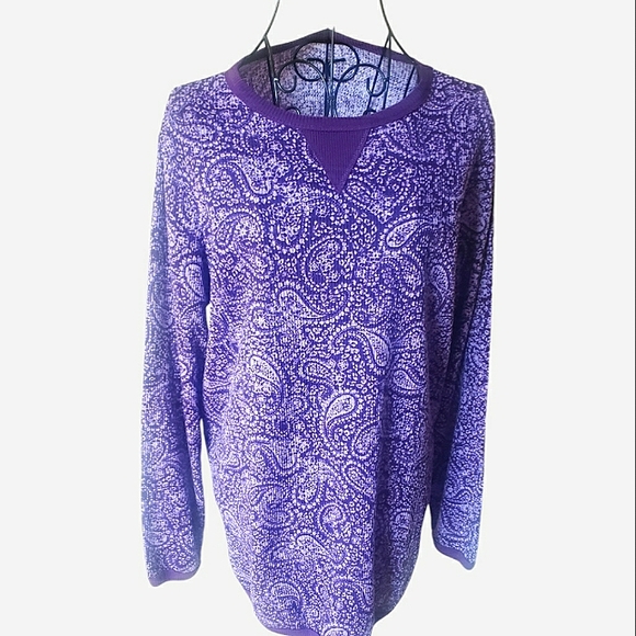 Woman Within long-sleeve tunic, size M (14/16) - Picture 1 of 2